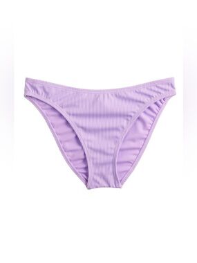 Ninety-Nine Lilac Ribbed Bikini Bottom, Size 1X, NWT